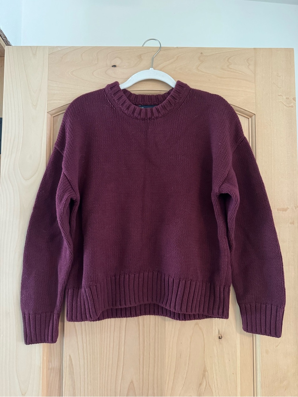 GAP Women's Crewneck Sweater in Deep Wine